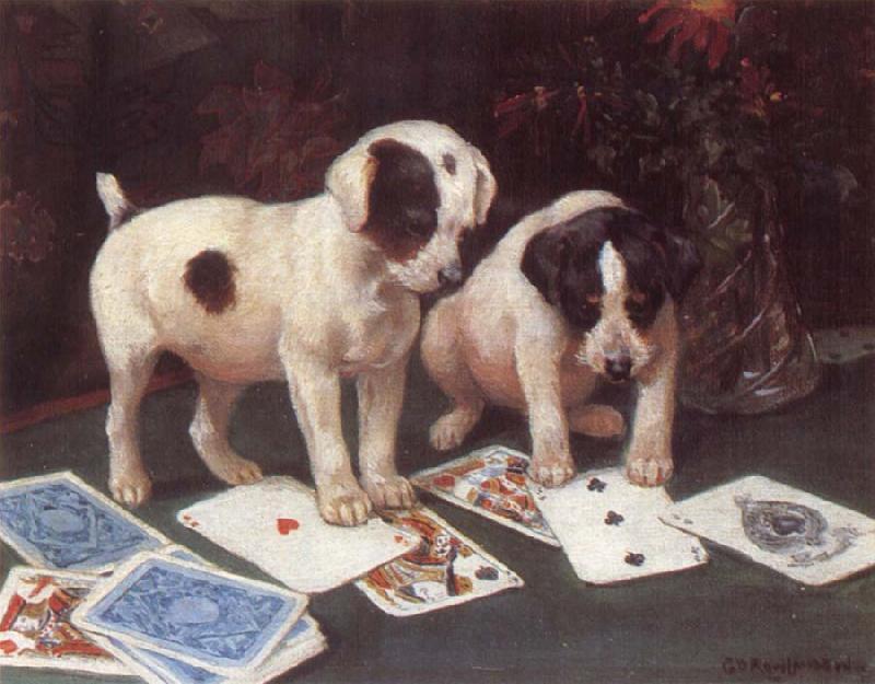 George Rowlandson Poker China oil painting art